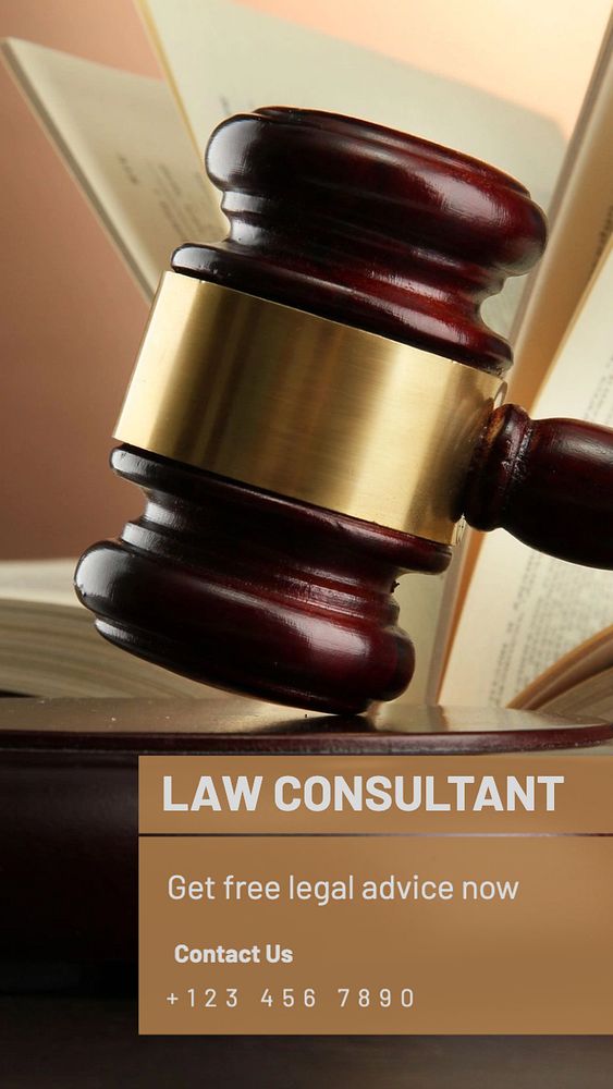 Law consultant Instagram story template