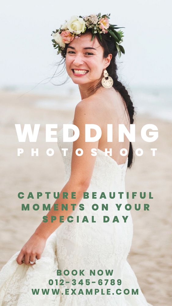 Wedding photos Instagram story template