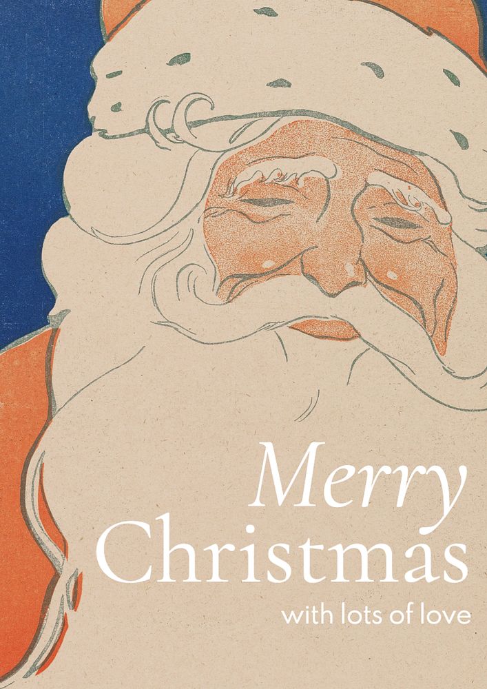 Merry Christmas poster template