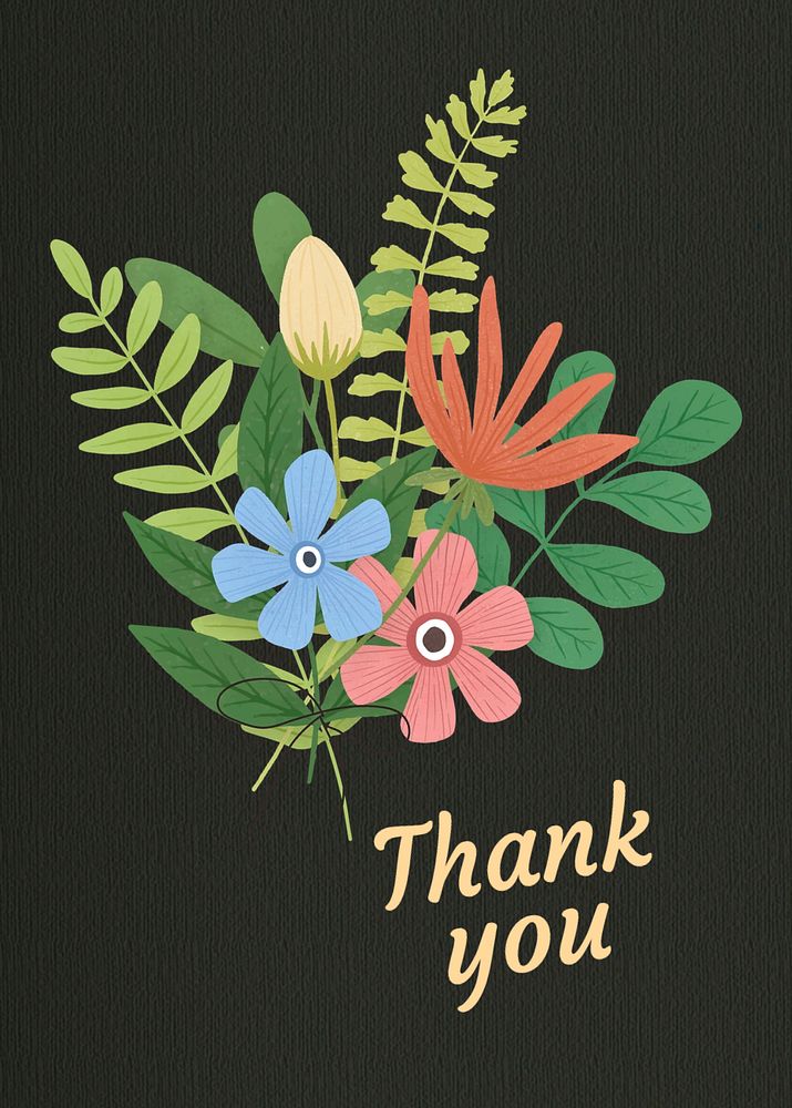 Thank you poster template | Premium Editable Template - rawpixel