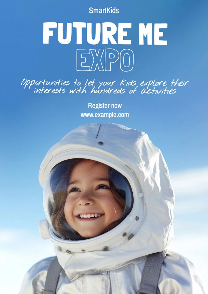 Future me expo poster template