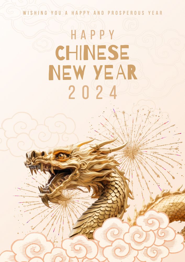 Chinese New Year poster template