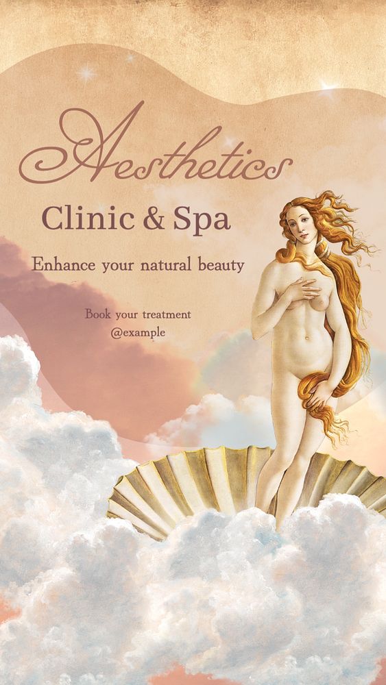 Aesthetics clinic Instagram story template