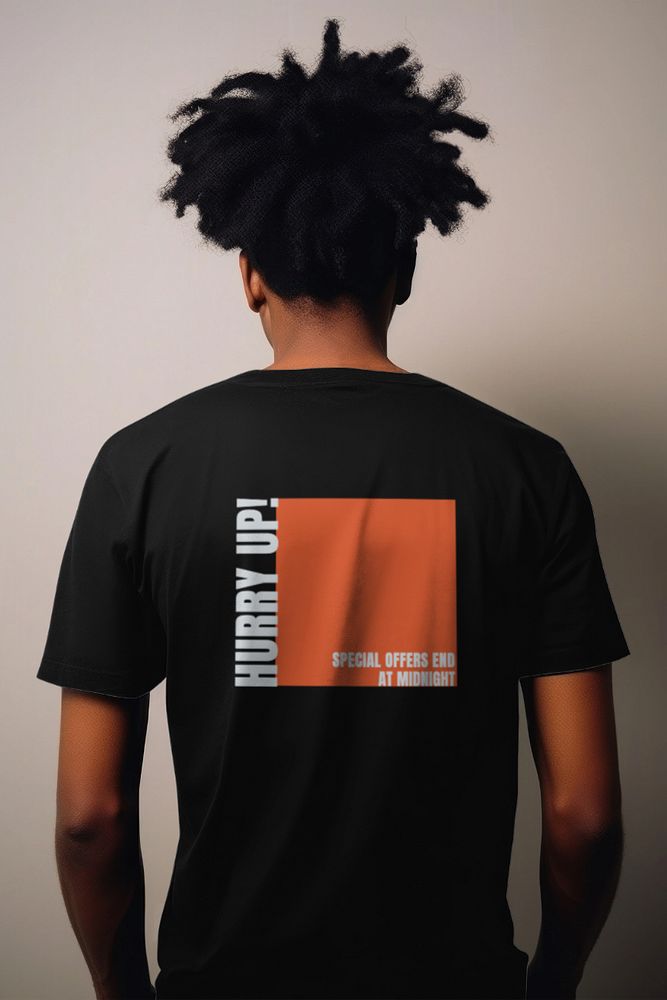 T-shirt editable mockup