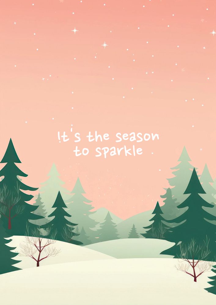 Festive season poster template