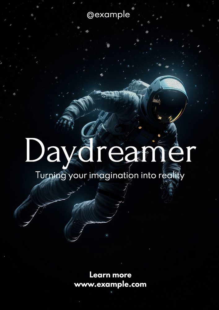 Daydreamer poster template