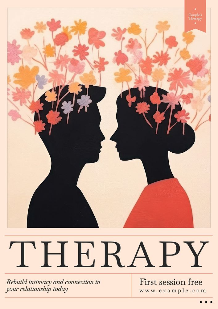 Therapy poster template