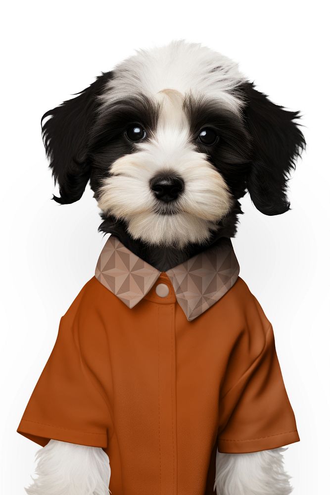 Dog's shirt editable mockup