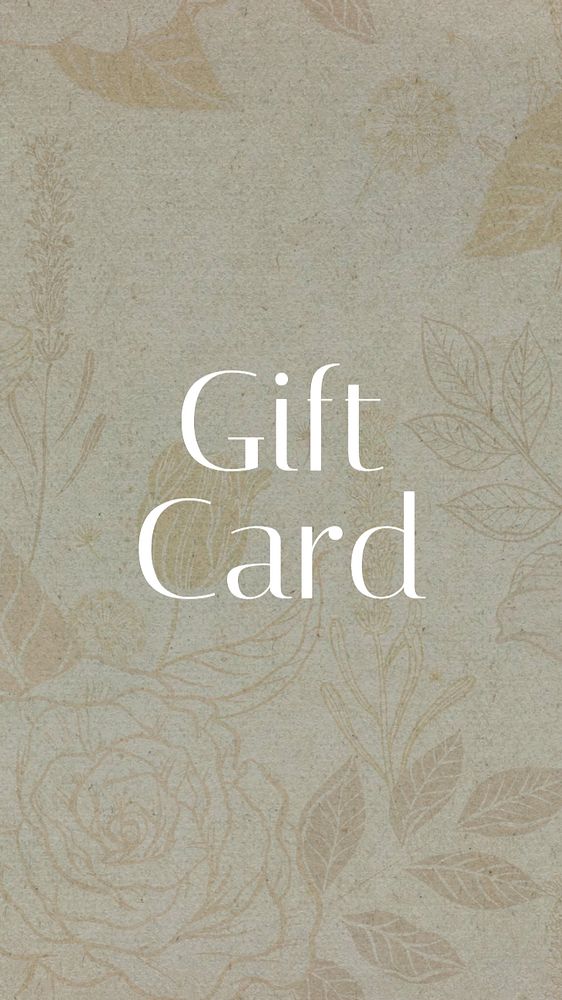 Gift card Pinterest pin template