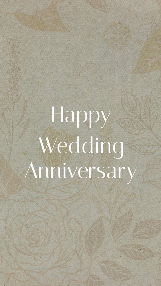 Happy wedding anniversary Pinterest pin template