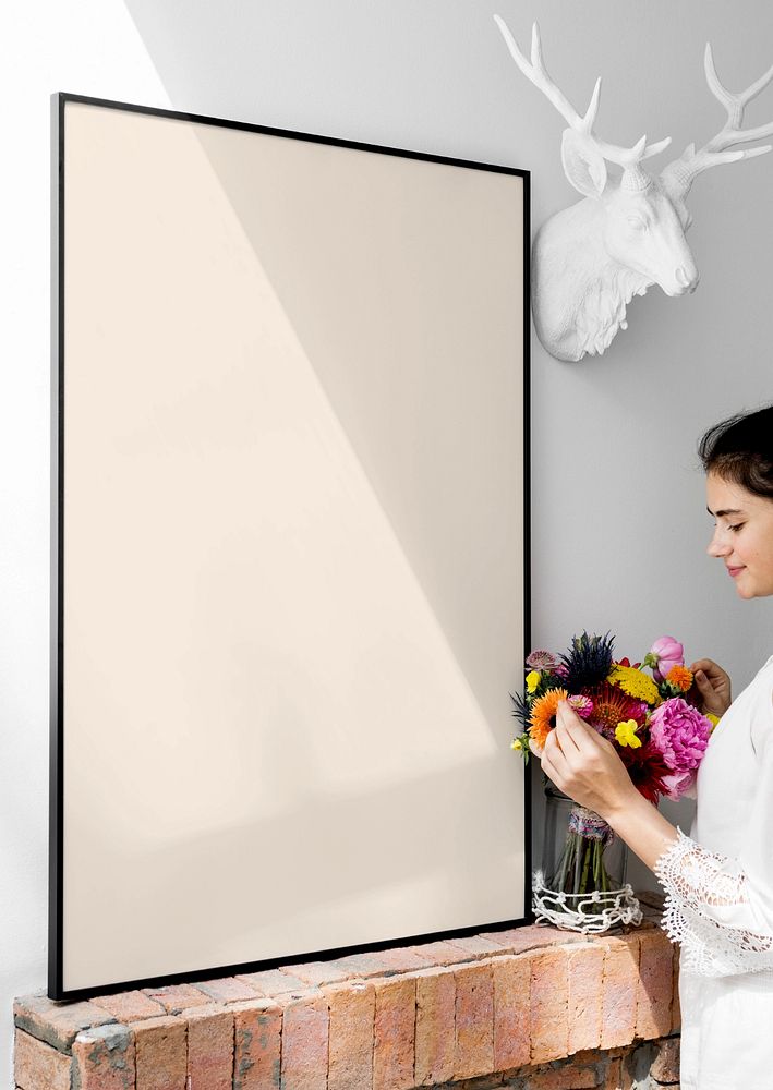 Picture frame mockup, home decoration