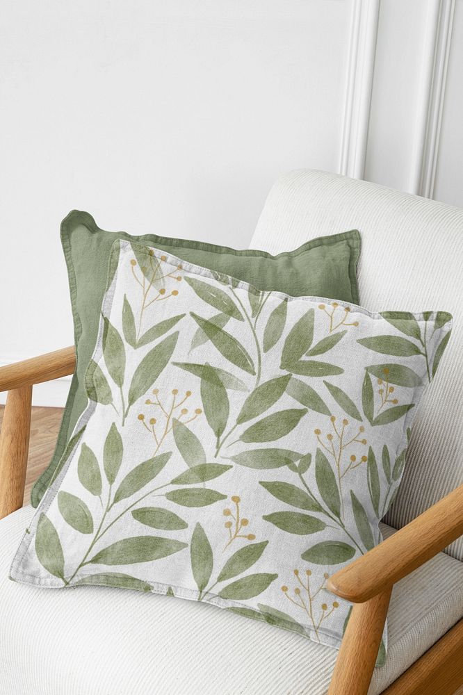 Pillow cushion mockup, editable design