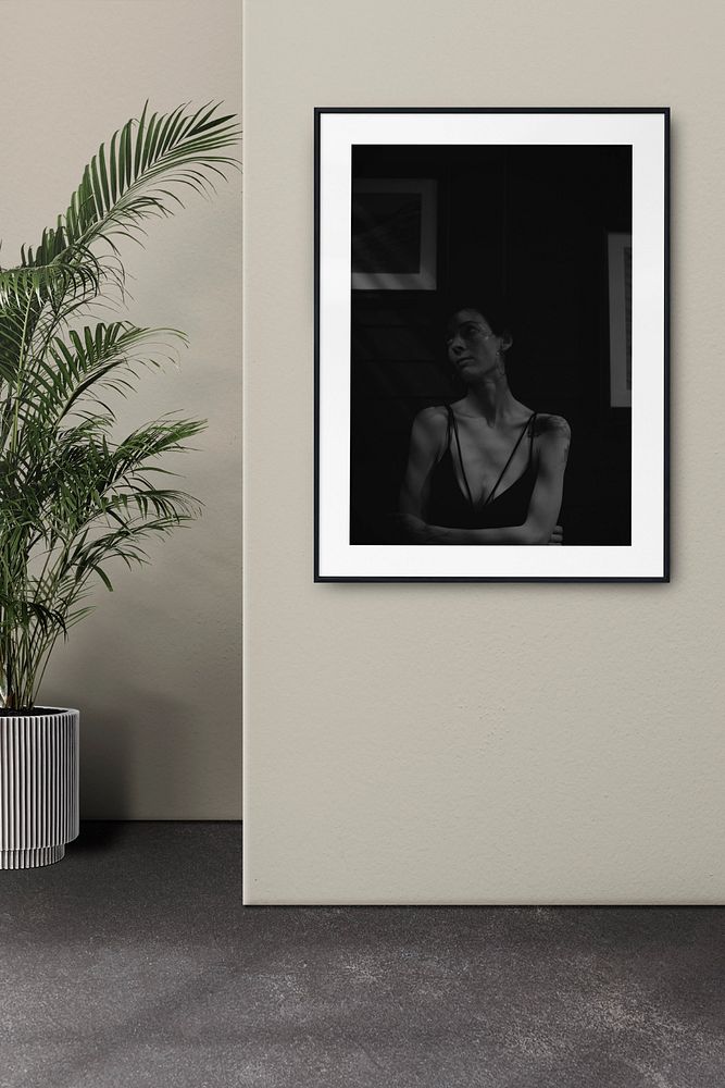 Photo frame mockup, wall decoration