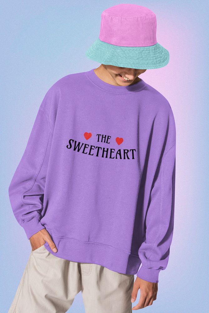 Sweater mockup, street apparel design