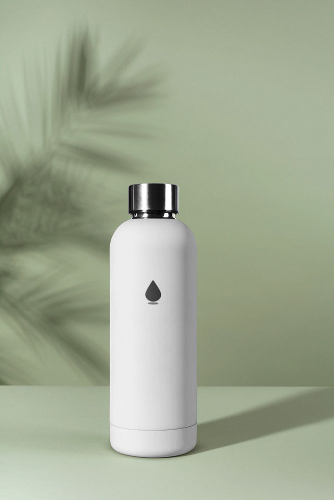 Thermo bottle mockup, editable design