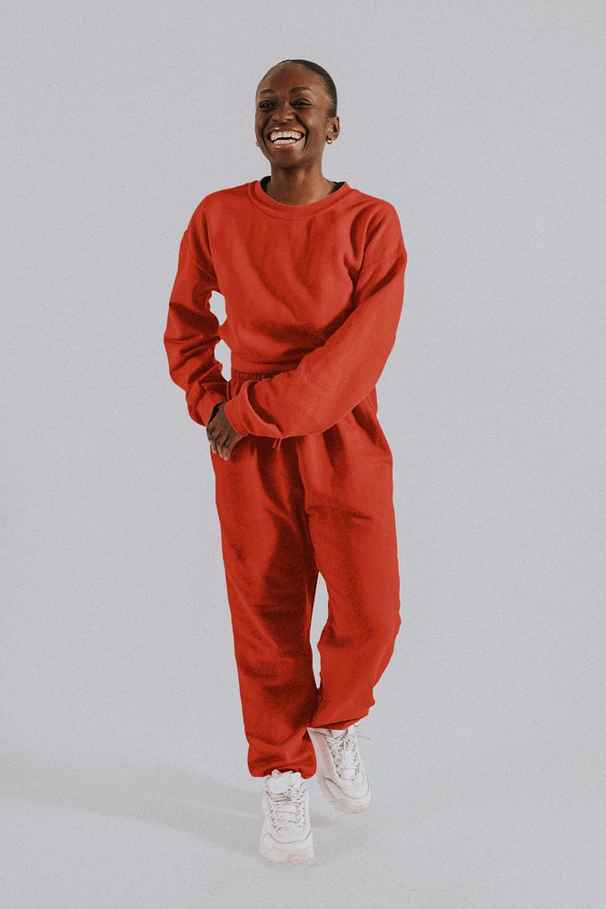 Loungewear mockup, women’s studio fashion shoot