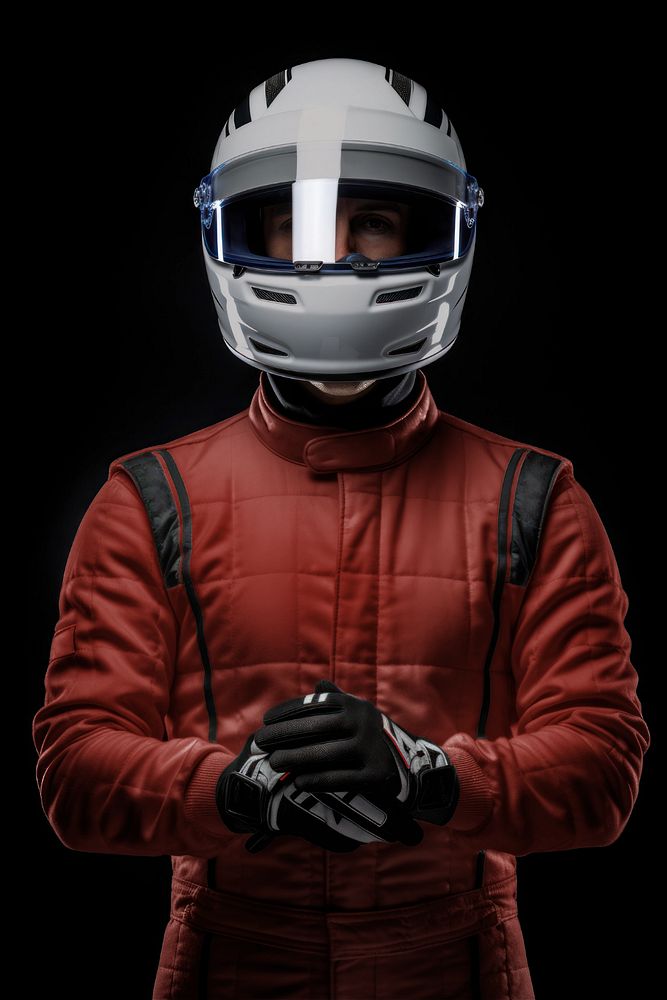 Editable race driver mockup sportswear design