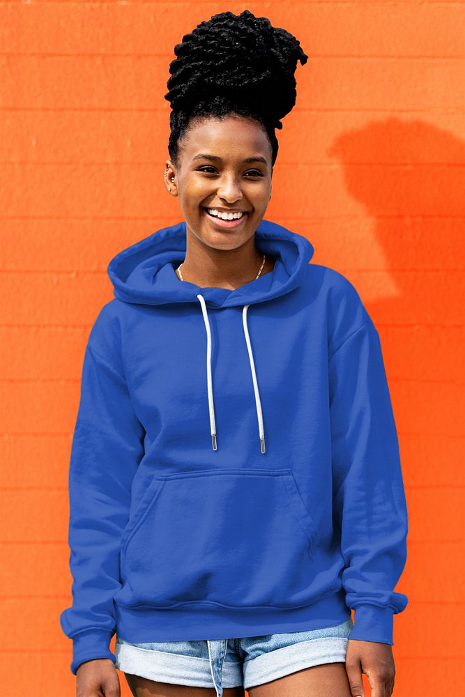 Hoodie editable mockup, casual wear