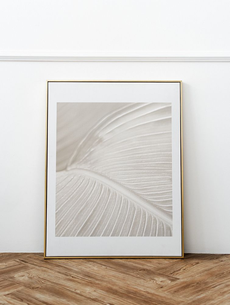 Picture frame mockup, editable home decor design