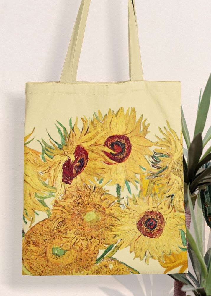 Editable tote bag mockup, reusable product design