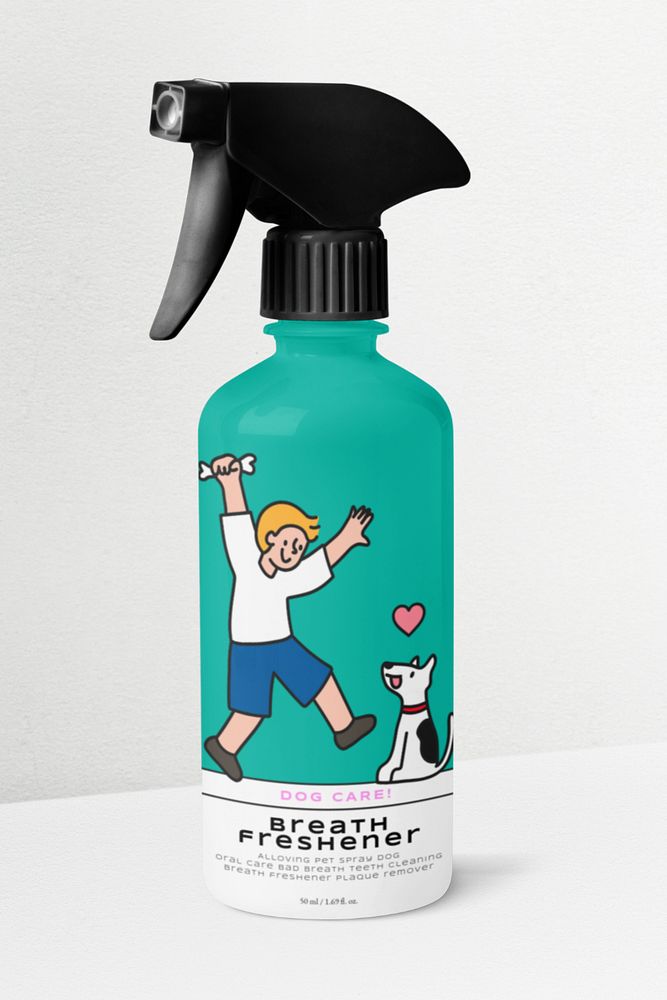 Spray bottle  editable mockup, product packaging