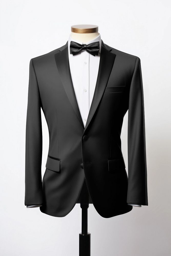 Tuxedo suit editable mockup, apparel