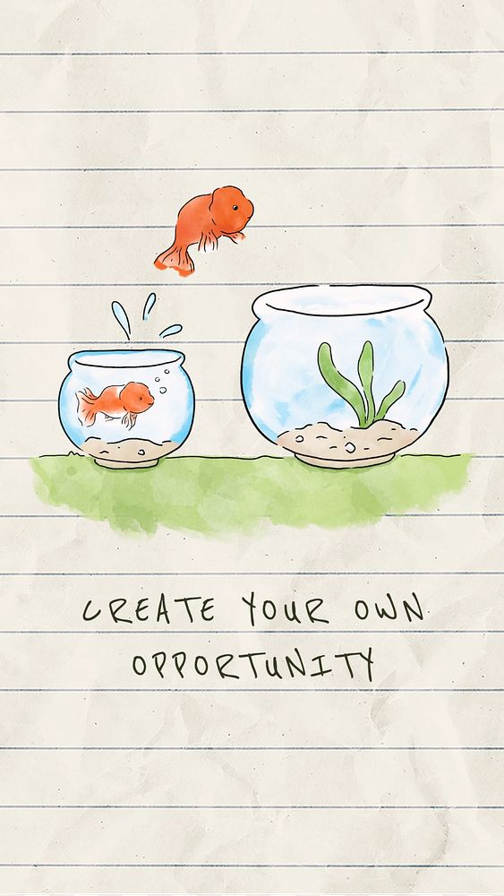 Create your own opportunity Facebook story template