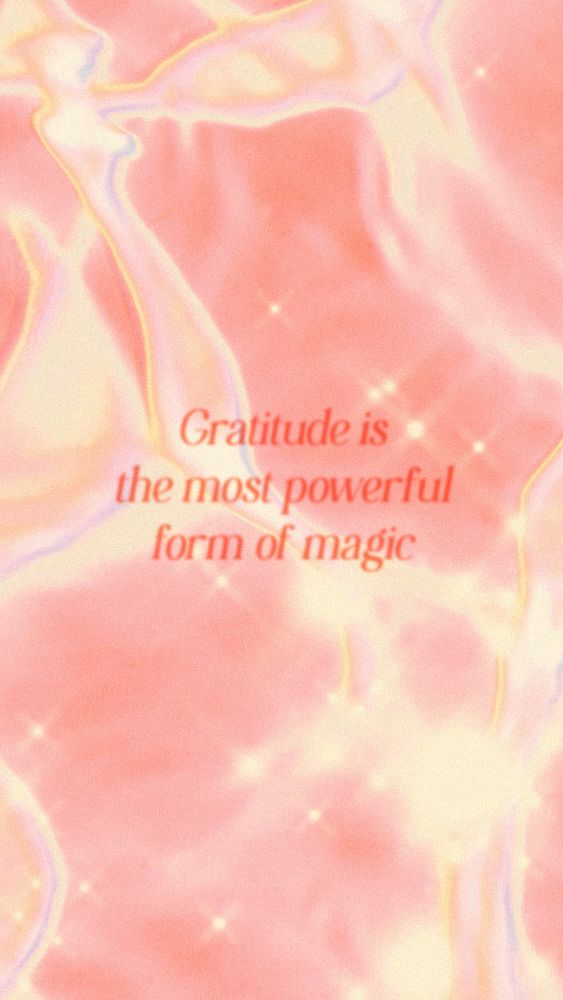 Gratitude & magic quote Instagram | Premium Editable Template - rawpixel