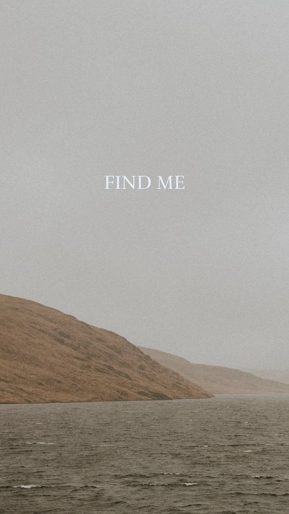 Ocean aesthetic Instagram story template, find me text