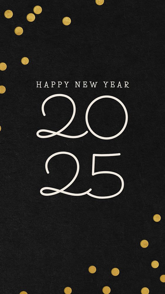 Happy new year Instagram story template