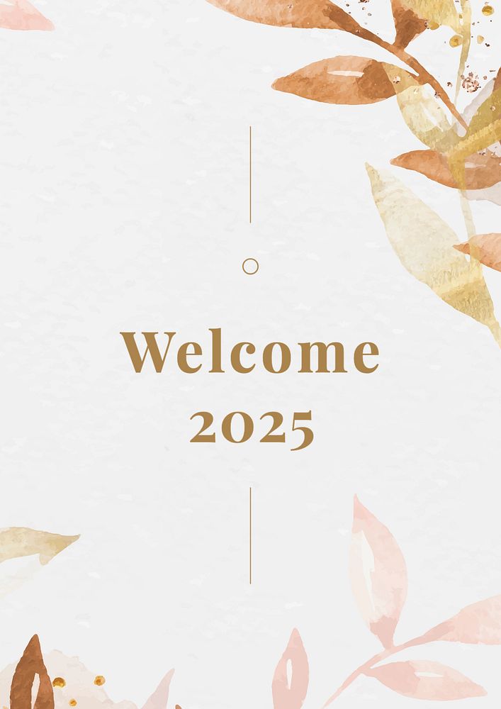 New year poster template