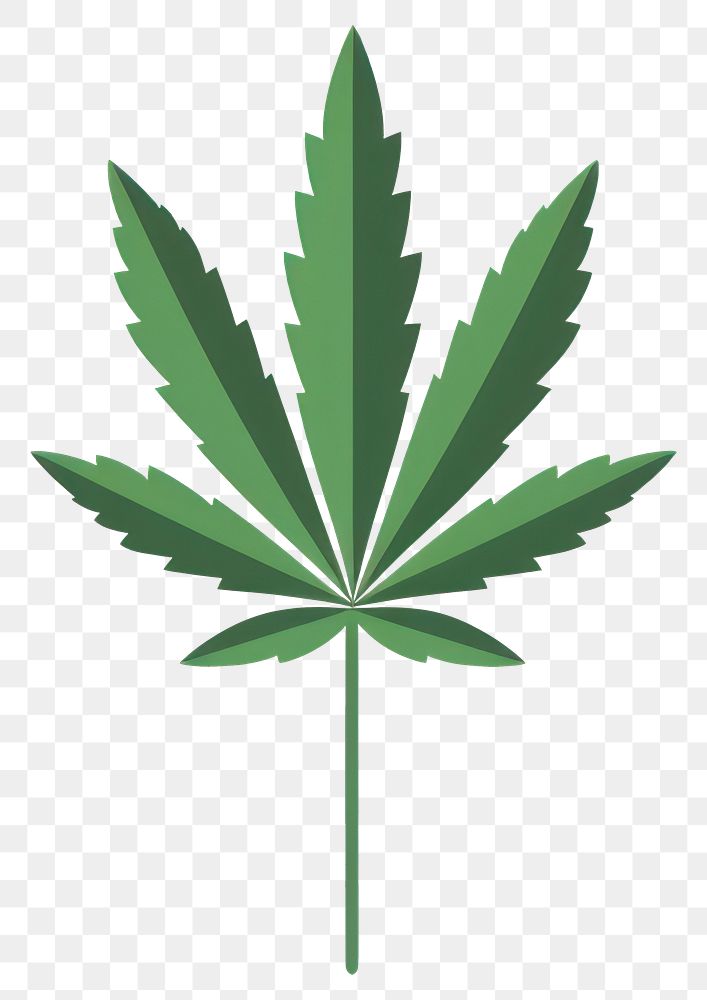 PNG Illustration of marijuana icon plant leaf weed.