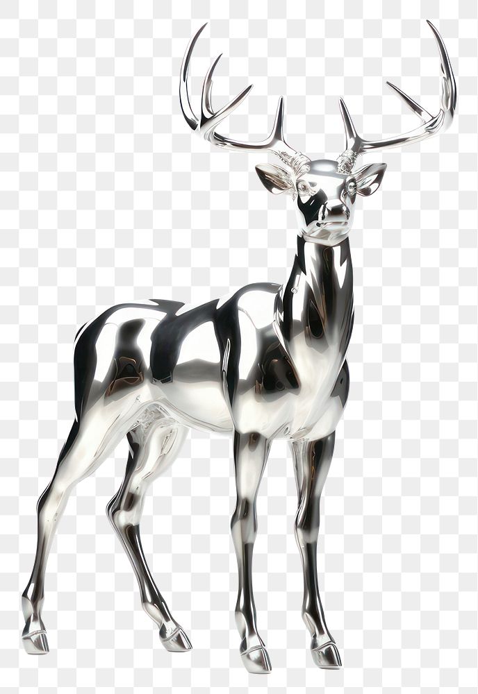 PNG Elf deer wildlife antelope.