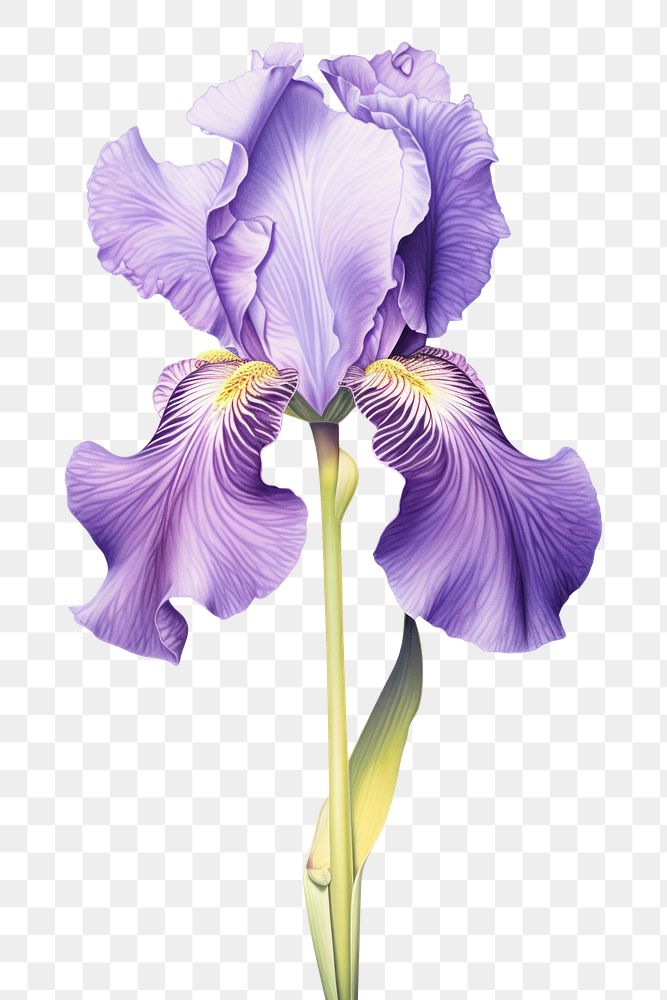 PNG Iris flower blossom person plant 
