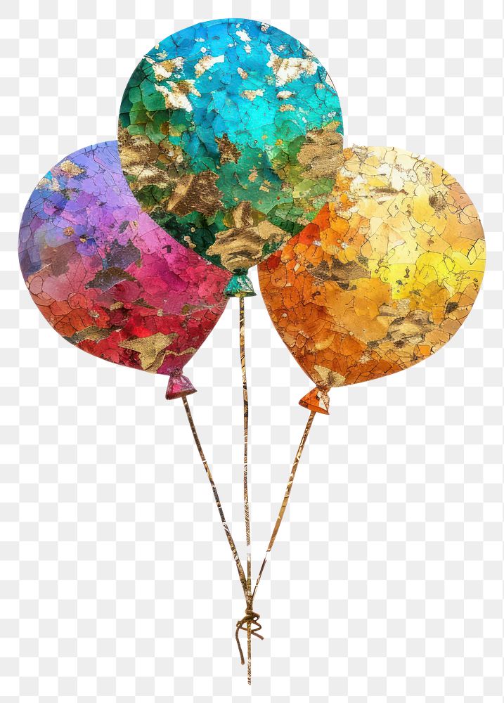 PNG Balloon shape collage cutouts accessories chandelier accessory.