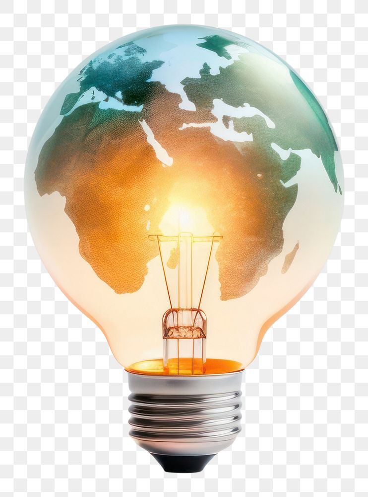 PNG Planet in side light bulb lightbulb person human 