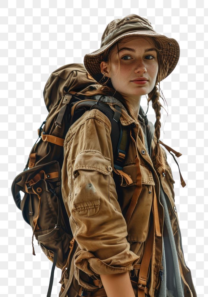 PNG Woman adventure style clothing photo photography military.