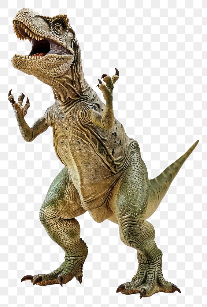 PNG Happy smiling dancing Metriacanthosaurus dinosaur reptile animal t-rex.