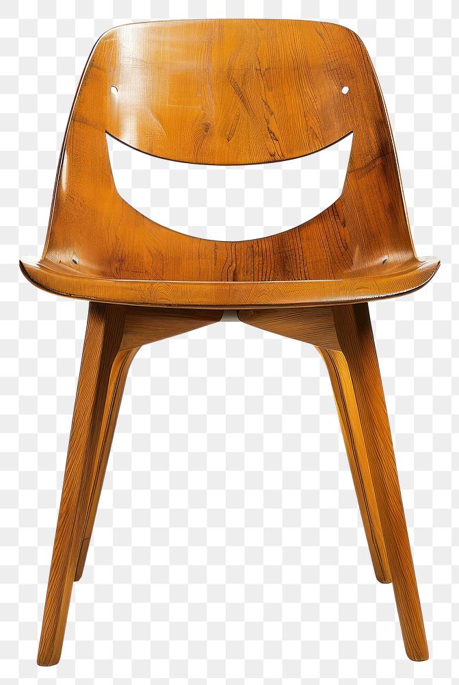 PNG Wooden modern designer chair furniture highchair plywood.