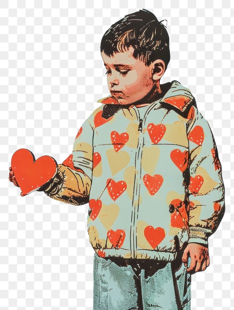 PNG Photo collage of kid doing heart hand clothing apparel person.