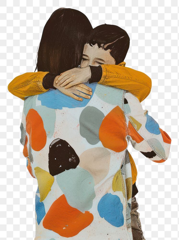 PNG Photo collage of mom hugging son clothing apparel person.