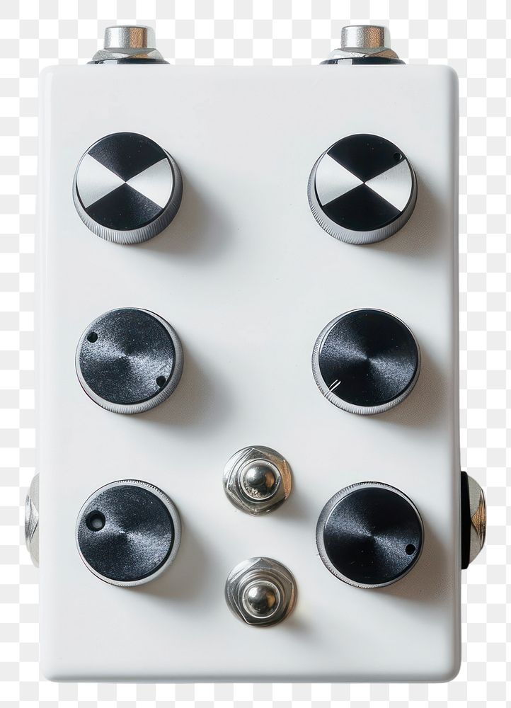 PNG Blank white guitar effect pedal indoors skating switch.