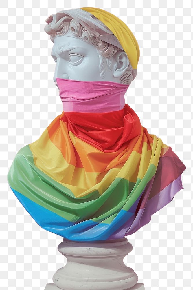 PNG Pride Month sculpture female person.