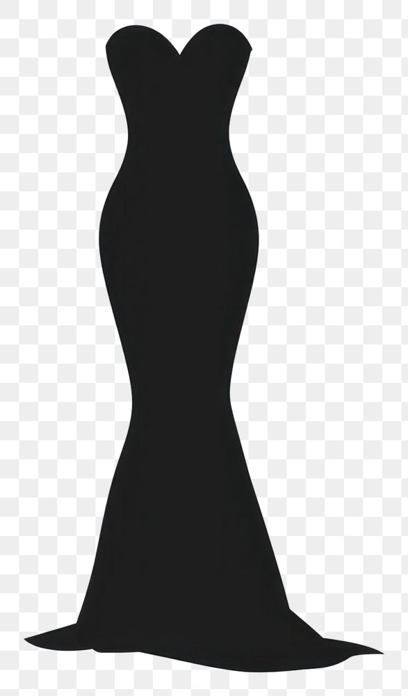 PNG Sheath dress silhouette fashion female.