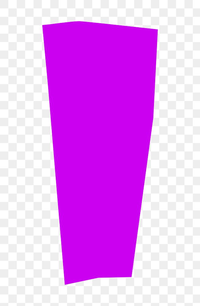 Prime png in purple paper cut shape sign, transparent background