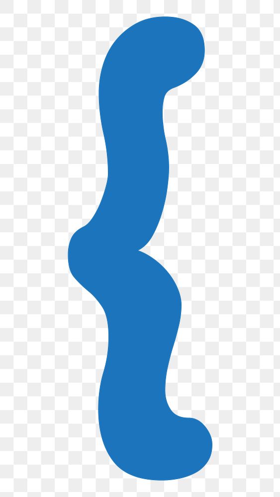 Curly bracket png blue sign, transparent background