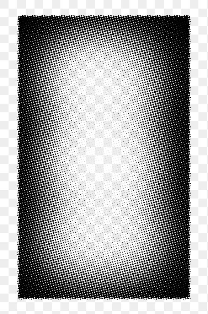 PNG Frame shape, halftone design, transparent background
