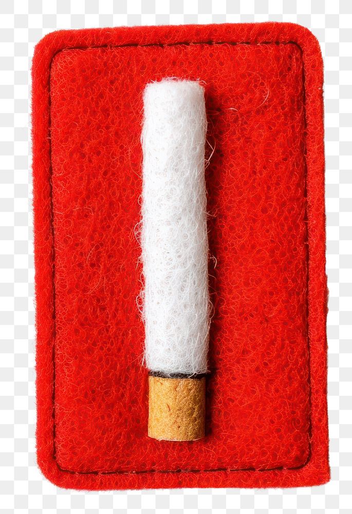 PNG Felt stickers of a single cigarette accessories accessory dynamite.