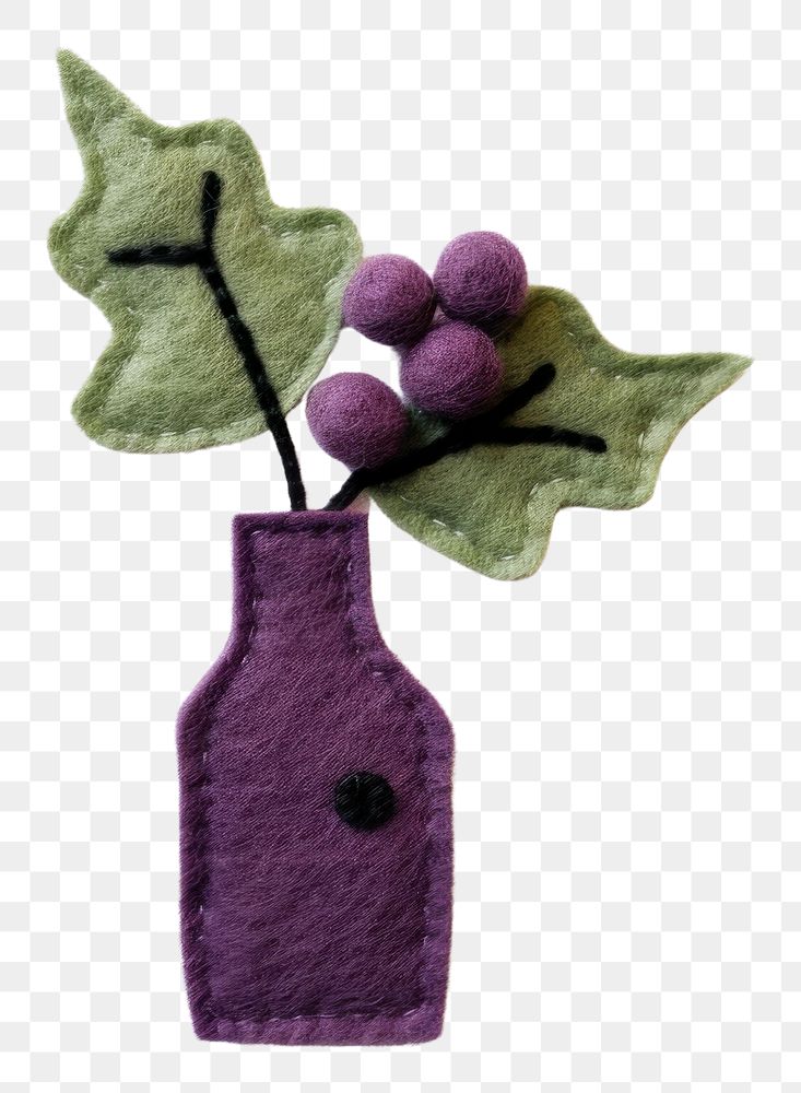 PNG Felt stickers of a single wine bottle accessories accessory applique.