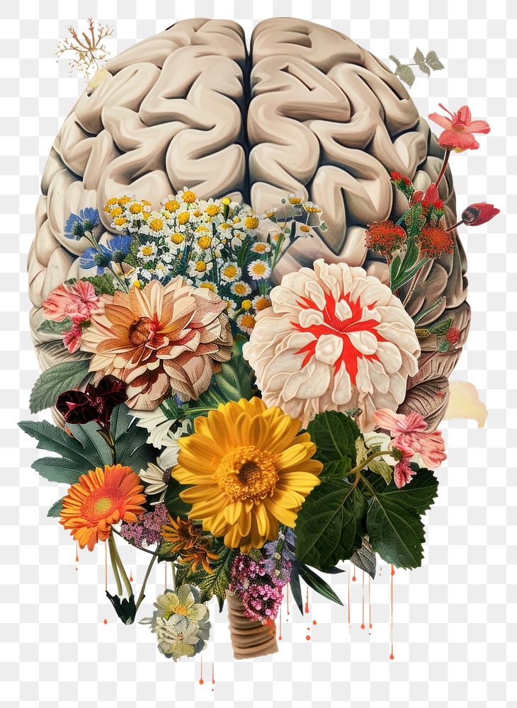 PNG Brain art asteraceae graphics.